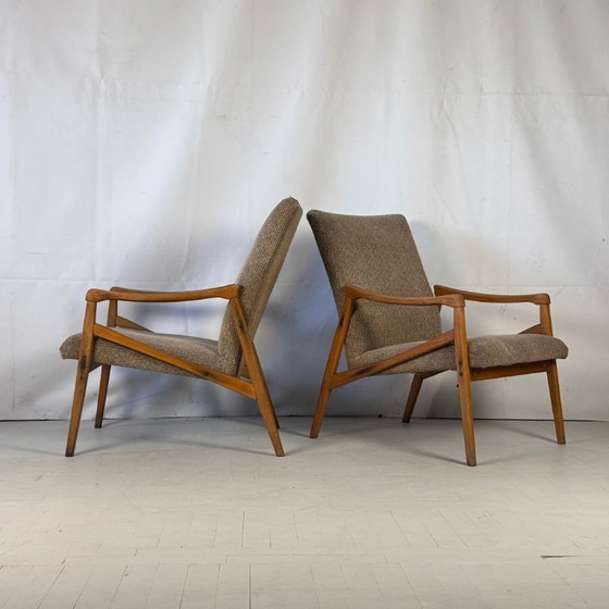 Image 1 of Pair of Jirí Jiroutek Armchairs for Jitona, 1960s