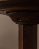 Portavasi vintage in legno con piedistallo