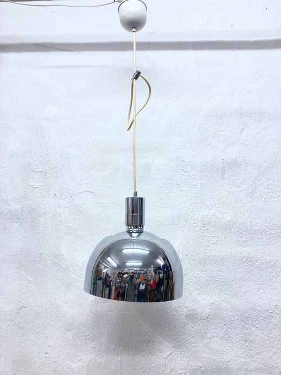 Image 1 of Lampada a sospensione dell'era spaziale italiana di Sirrah Design Franco Albini Franca Helg