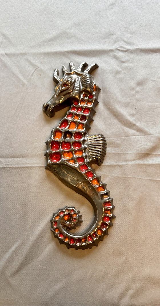 Image 1 of Sculture murali in ceramica di Perignem – set sirena – Belgio, anni '60