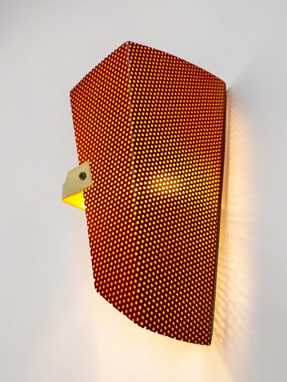 Rare set of 3 Perfolux Wall lights – Hiemstra & Evenblij, 1954 – Metal (photo 11 of 22)