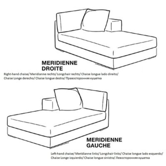 Image 1 of Bank - Chaise longue, nieuw in verpakking