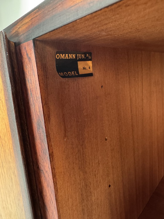 Image 1 of Credenza in palissandro modello 4 Omann Jun – Design danese di metà secolo