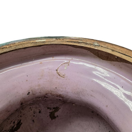 Image 1 of Vaso da fiori in ceramica Art Nouveau su colonna, primi anni del 1900