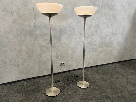 Image 1 of (2) Lampadaires Aminta – Artemide, 1966 – comme neuf
