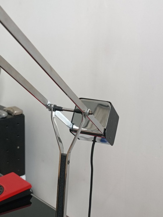 Image 1 of Important Fase Cisne Edition chrome lamp, 1980