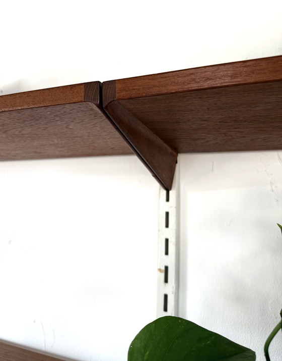 Image 1 of Vintage teakhouten modulair wandsysteem, Kai Kristiansen ‘60