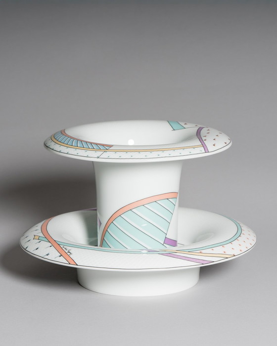 Image 1 of Tapio Wirkkala & Dorothy Hafner pour Rosenthal, Duo de vases et de bols "Century New Wave", Allemagne, vers les années 1980