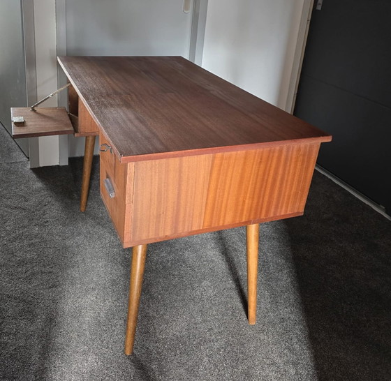 Image 1 of Vintage TEAK WOOD desk 1960s