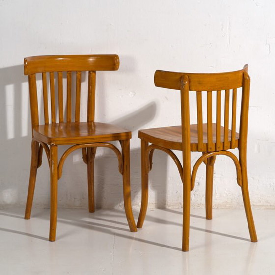 Set of antique Bistro chairs (c.1920). Set of 2 pieces #5 – Dining chairs (photo 5 of 40)