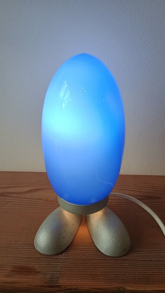 Image 1 of Vintage Ikea Fjorton Lamp (Dino Egg)