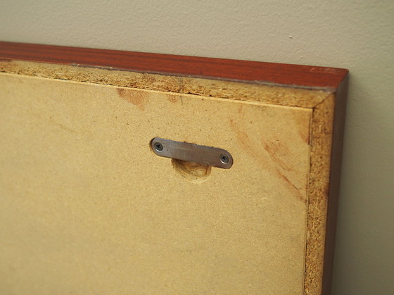 Image 1 of Miroir en graphite, design danois, années 1970, Production : Danemark