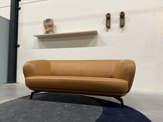 Image 1 of Leolux Flint Sofa, 2,5-Sitzer, Ceras Brandy Leder
