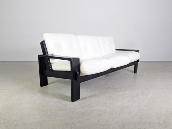 Image 1 of Original Asko Finland Sofa Couch Esko Pajamaes Three-Seater Leather