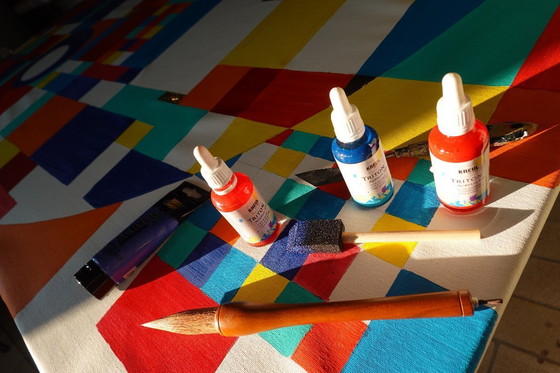 Image 1 of Cubismo A1358 - pintura abstracta XXL