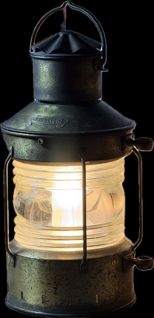 Lampe de bateau antique/vintage (Ankerlicht)