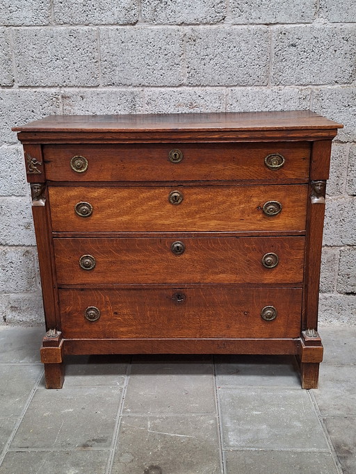 19th Century Dutch Chest of Drawers/Commode