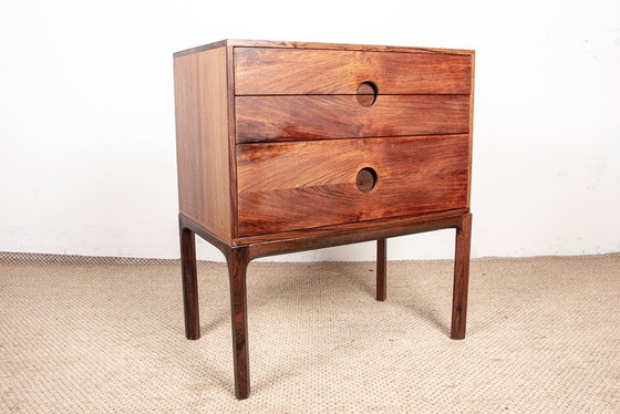 Image 1 of Deense palissanderhouten ladekast, model “Entre” van Kai Kristiansen voor Aksel Kjersgaard 1960.