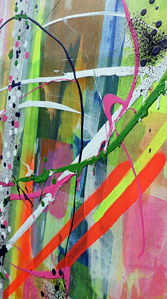 YOUTHONE - Chromatic Flow XXL - Tela d'artista – Dipinti e disegni (photo 9 of 19)