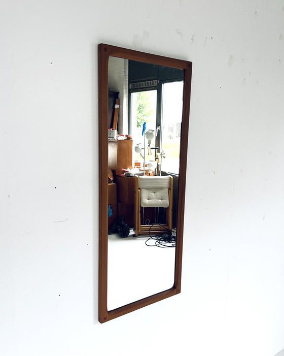 Image 1 of Miroir vintage en teck modèle #163, Kai Kristiansen '60