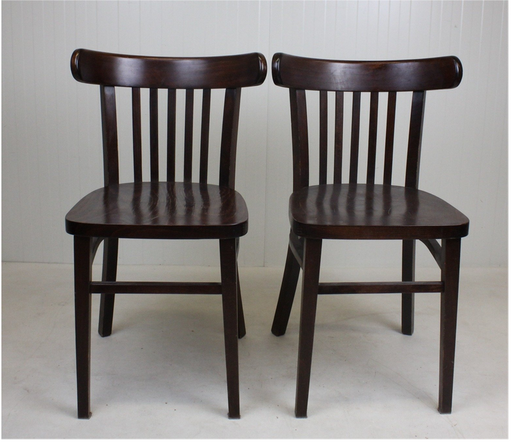 2x Vintage eetkamerstoel
