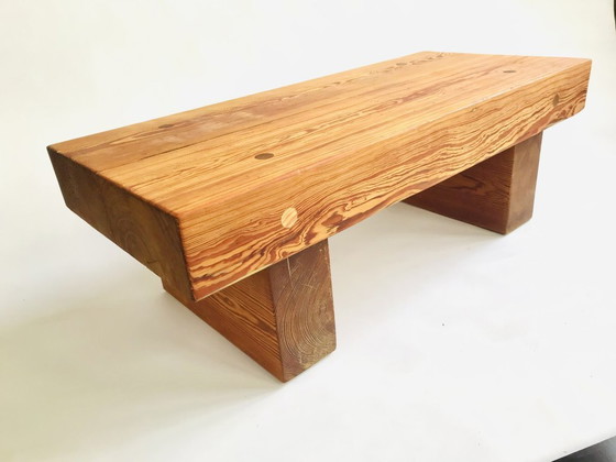 Image 1 of Massief houten salontafel