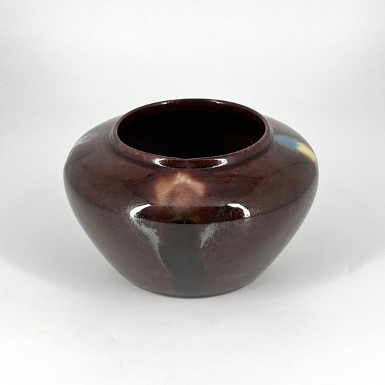 Image 1 of Theodor Keerl Art Nouveau ceramic cachepot / vase – Art Nouveau, approx. 1900–1920