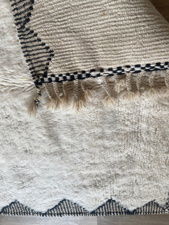 Image 1 of Alfombra marroquí de lana natural, 250 cm x 150 cm