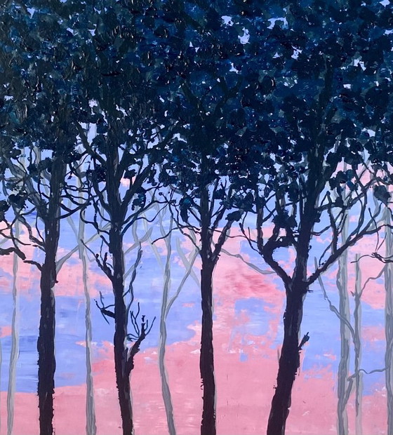 Evening woods – Paintings & Drawings, Paper (photo 3 of 5)