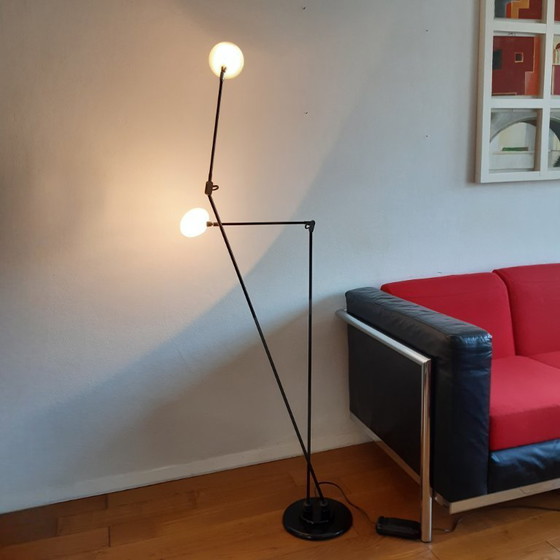 Image 1 of Lampada da terra a due bracci orientabili Pola Design Amstelveen, stile Memphis