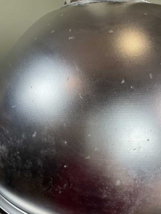 Image 1 of Rare Osram HQL industrial pendant light with large aluminum reflector, 53cm