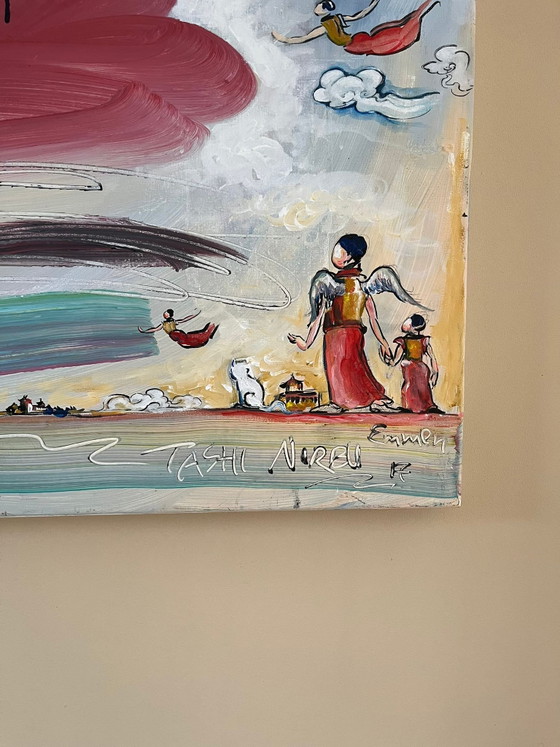 Image 1 of Gemälde des tibetischen Künstlers Tashi Norbu