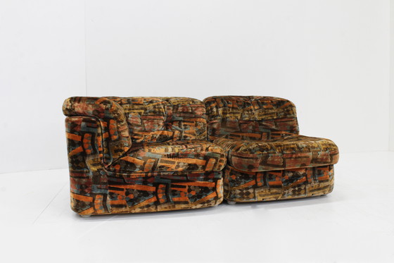 Image 1 of Vintage Modulaire Elementen Sofa Hoek Bank 1970s