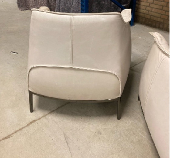 Image 1 of 2x Poltrona Frau Archibald fauteuil