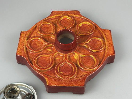 Image 1 of Lámpara de pared de cerámica de los años 60 y 70, diseño de la era espacial de mediados de siglo