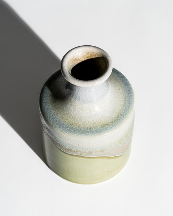 Image 1 of Barbara Stehr Organic Drip Glaze Ceramic Vase Trio – Germany, 1980s–1990s