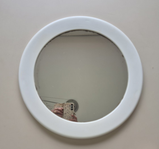 Specchio vintage in plastica da 45 cm, marca Syla – Glass (photo 3 of 8)