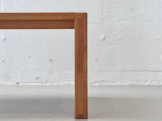 Image 1 of Solid table made of oiled oak, 1990s