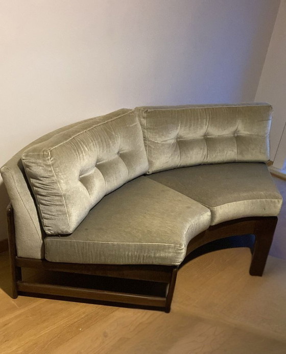 Image 1 of Van den Berghe-Pauvers modulaire sofa – 3-zit + hoekmodule + 1-zit – Belgische designklassieker