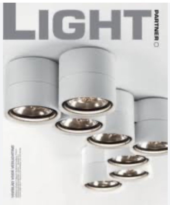 Image 1 of 3x Delta Light Link 311 opbouwspot (3x3 halogeen) (design, wit)