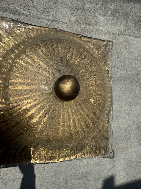 Image 1 of Aplique de pared de cristal de Murano, década de 1970