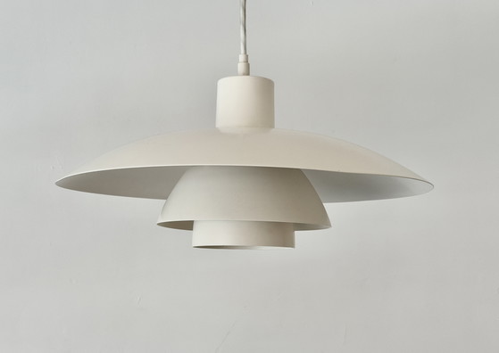 Vintage Louis Poulsen PH 4/3 – Poul Henningsen – Wit – Denmark – Hanglampen, Metal (photo 2 of 14)