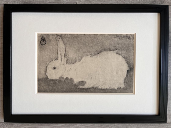 Image 1 of Jan Mankes 1889-1920 / Héliogravure Lapin blanc 1923