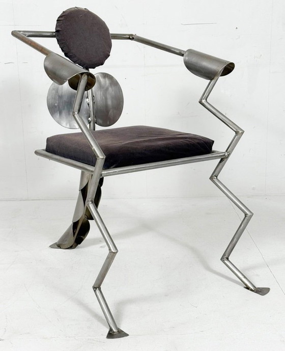 Image 1 of Sedia/poltrona in stile Memphis Milano, Germania, anni '80, edizione limitata