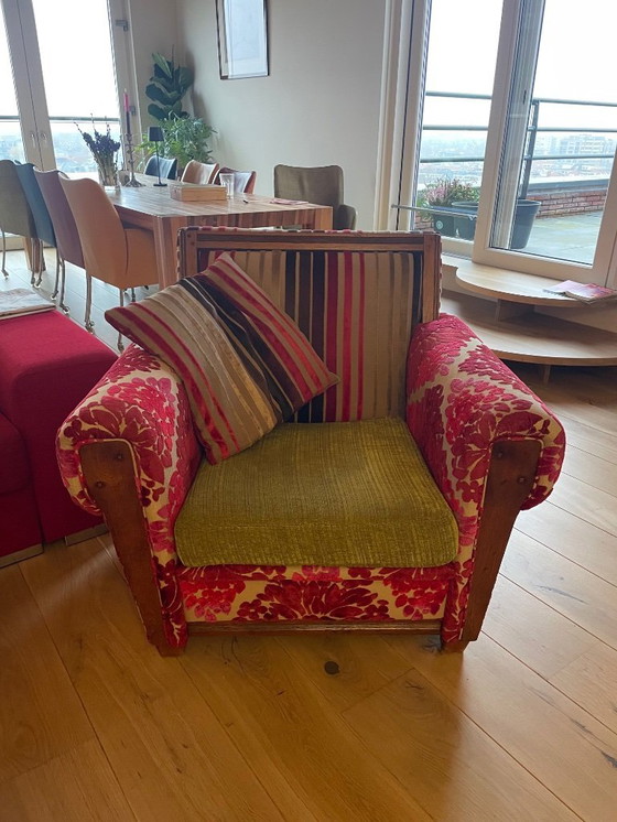 Image 1 of 2 sedie di design con tessuto Tricia Guild