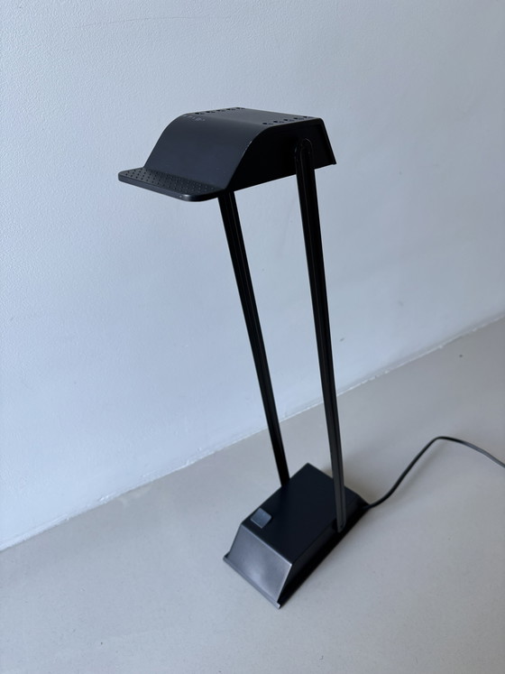 Vintage Postmodern Table Lamp 'Halostar' By Osram, Germany 1980s – Metal, Plastic (photo 4 of 12)