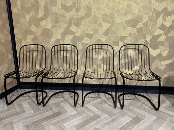 Image 1 of 4 x Gastone Rinaldi high-quality Italian dining chairs