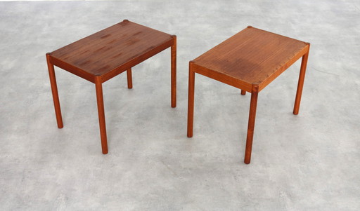 2X Vintage Teak Sidetable