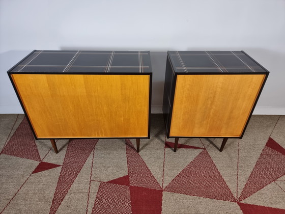 Image 1 of Vintage Brown Cabinets, 1970s