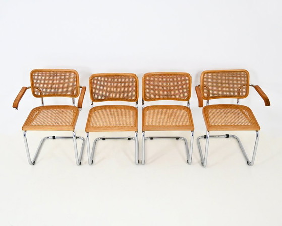 Set di 4 sedie da pranzo modello B32 di Marcel Breuer – Wood (photo 7 of 10)